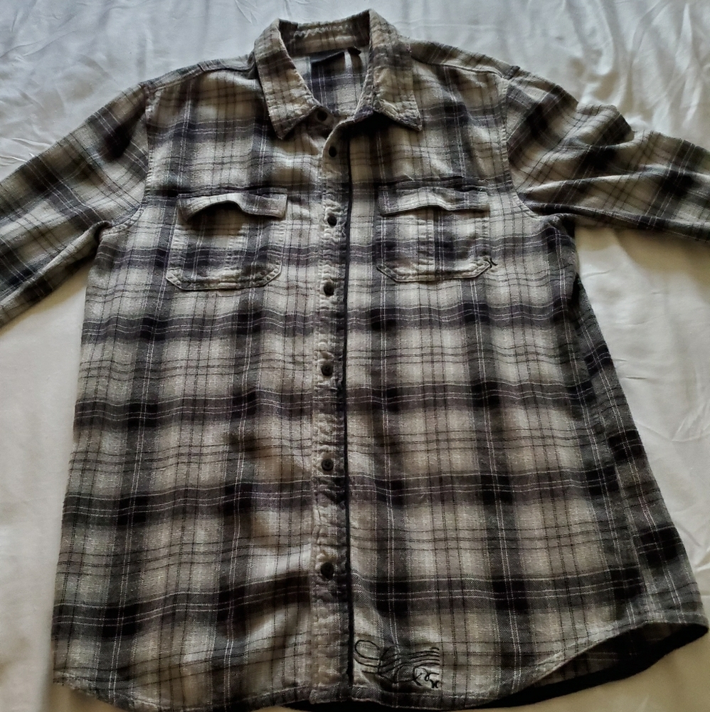 Mens Hurley light weight flannel
